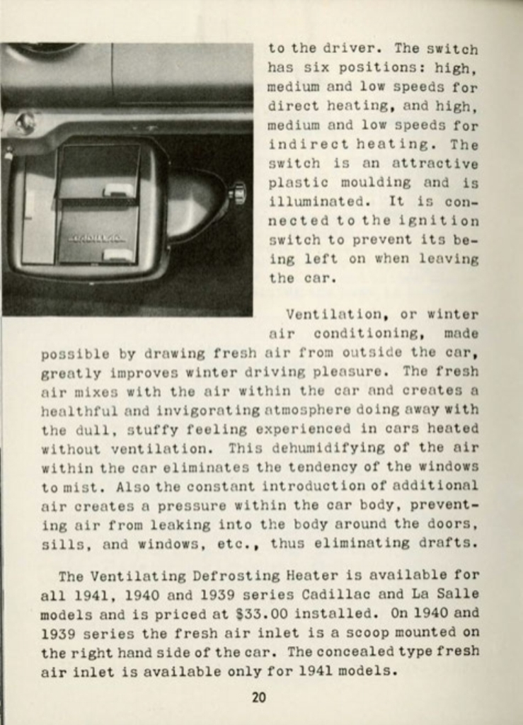 1941 Cadillac Accessories Booklet Page 14